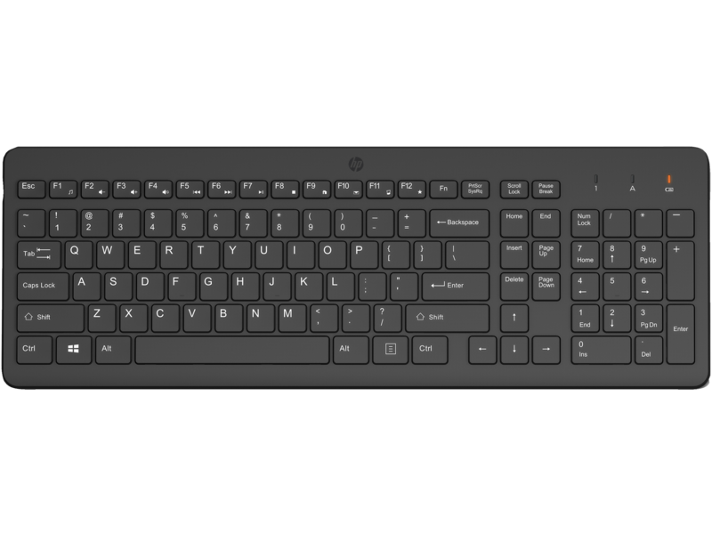 TECLADO HP 225 WIRELESS PRETO