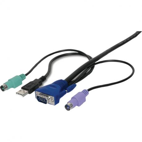 CABO VGA 1 PORT (M) PARA INTEL (M) 1.8MT KVM USB/VGA MANHATTAN PRETO