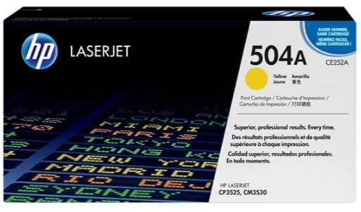 Toner 504a 3525 amarelo (ce252a)