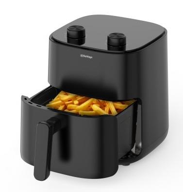 PD FRITADEIRA SEM ÓLEO BERKLAYS AIR FRYER 5L PRETO