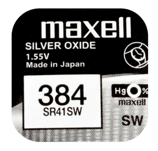 PILHA MOEDA MAXELL SR41SW 1UN 1.55V (1/10)
