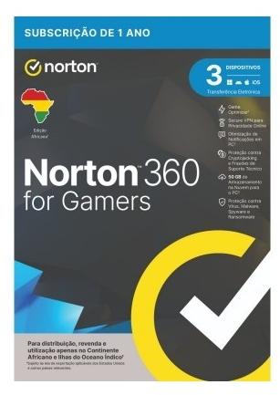 SW ANTIVIRUS NORTON 360 GAMERS 1 USER 3 DEVICE - ESD