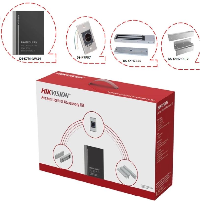KIT ACESSÓRIOS HIKVISION P/ CONTROLE DE ACESSO