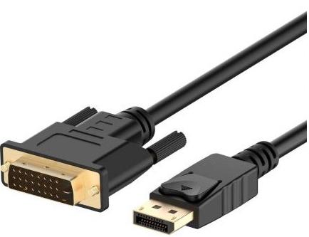 CABO DISPLAYPORT (M) PARA DVI-D 24+1 (M) 1MT 8K 60HZ EWENT OURO