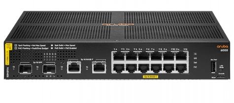 SWITCH HPE ARUBA 6000 12G POE+ CLA4 2SFP