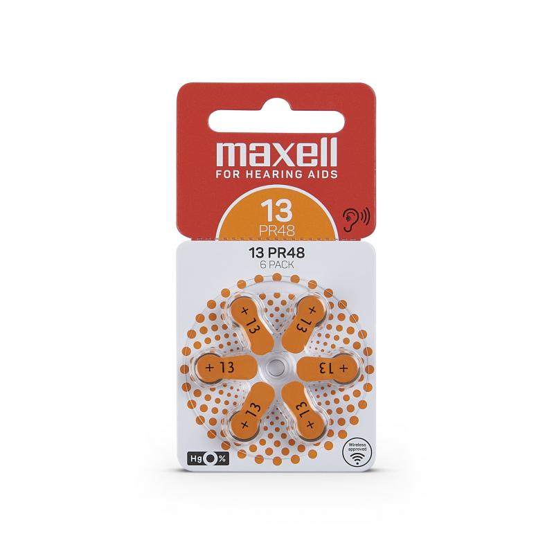 PILHA MOEDA MAXELL PR48WA 13 6 UN 1,45V